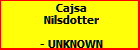 Cajsa Nilsdotter