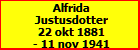 Alfrida Justusdotter