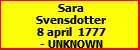 Sara Svensdotter