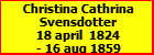 Christina Cathrina Svensdotter