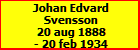 Johan Edvard Svensson