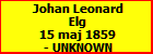 Johan Leonard Elg