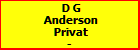 D G Anderson