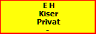 E H Kiser