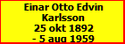 Einar Otto Edvin Karlsson
