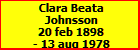 Clara Beata Johnsson