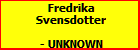 Fredrika Svensdotter