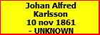 Johan Alfred Karlsson