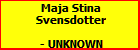 Maja Stina Svensdotter