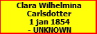 Clara Wilhelmina Carlsdotter