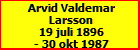 Arvid Valdemar Larsson