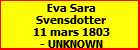 Eva Sara Svensdotter