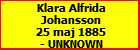 Klara Alfrida Johansson