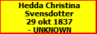 Hedda Christina Svensdotter