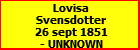 Lovisa Svensdotter