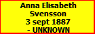 Anna Elisabeth Svensson