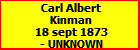 Carl Albert Kinman
