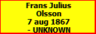Frans Julius Olsson