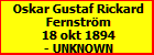 Oskar Gustaf Rickard Fernstrm