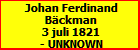 Johan Ferdinand Bckman