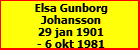 Elsa Gunborg Johansson