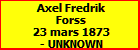 Axel Fredrik Forss