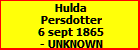 Hulda Persdotter