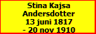 Stina Kajsa Andersdotter