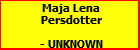 Maja Lena Persdotter