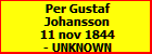 Per Gustaf Johansson