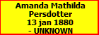 Amanda Mathilda Persdotter