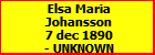 Elsa Maria Johansson