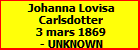 Johanna Lovisa Carlsdotter