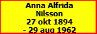Anna Alfrida Nilsson