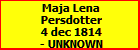 Maja Lena Persdotter