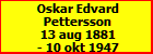 Oskar Edvard Pettersson