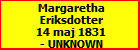 Margaretha Eriksdotter