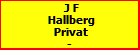 J F Hallberg