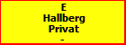 E Hallberg