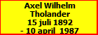 Axel Wilhelm Tholander