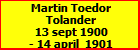 Martin Toedor Tolander