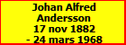 Johan Alfred Andersson