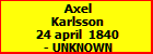Axel Karlsson