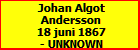 Johan Algot Andersson