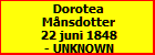 Dorotea Mnsdotter