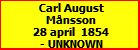 Carl August Mnsson