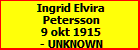 Ingrid Elvira Petersson