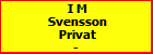 I M Svensson