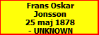 Frans Oskar Jonsson
