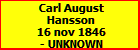 Carl August Hansson